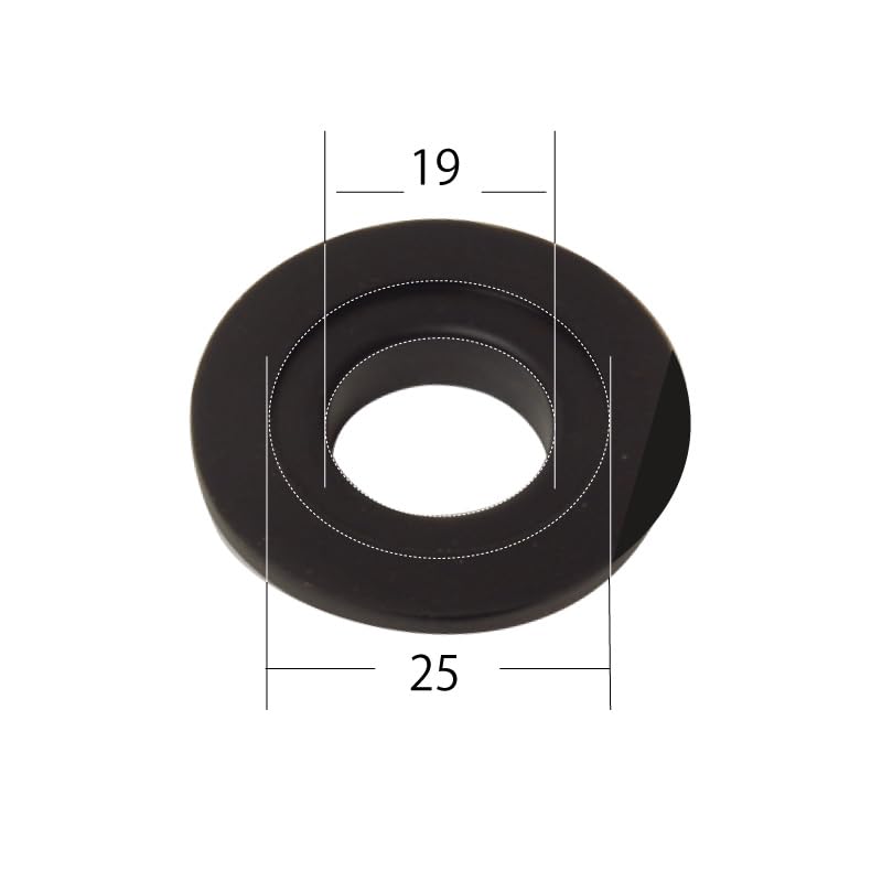 AN-3 Padded Rubber for Trailer Air Coupling, Inner Diameter Bottom 16mm - Upper Inner