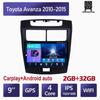 Android 2 Din Car Multimedia Player For Toyota Avanza 2010-2015 Head Unit Stereo Carplay GPS Navigation BT WIFI 2+32GB