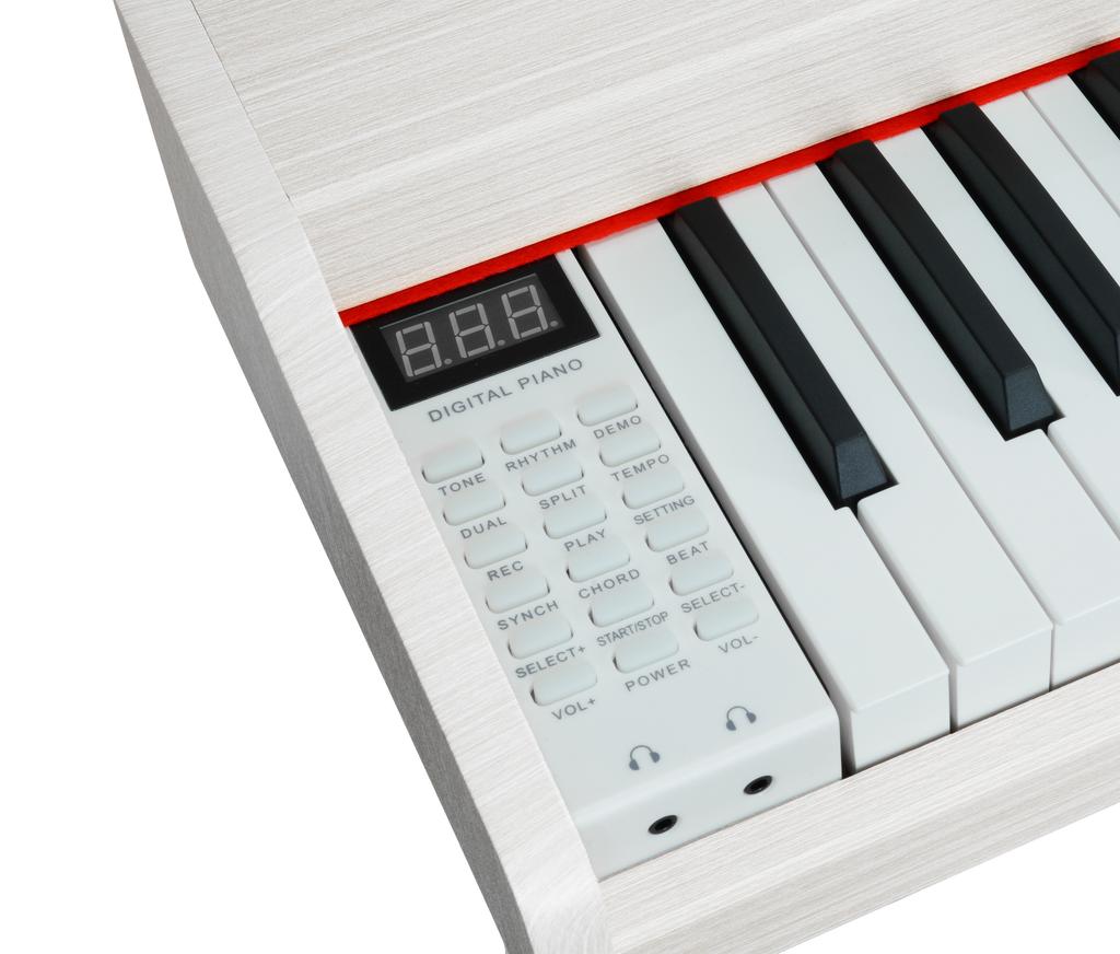 MusicMate MM-P10-W VelvetNote WHITE Digital Piano