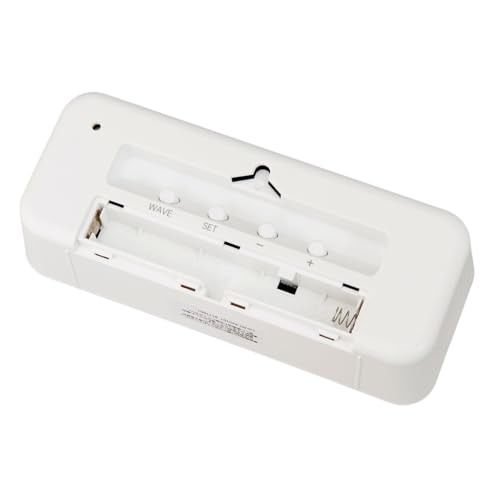 NITORI (NITORI) 8171601 Digital Clock, S 001YT, White, Suitable for Tabletop and Wall Use