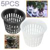 5 Pcs Plastic Plastic Porous Mesh Pot Root Control Orchid Pot Breathable Pot Hydroponic Planting Basket Rooting Pot