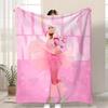 N-Nicki Minaj Album Pink Friday Wurf Kinderfreundliche Flanell-Wurfdecke Weich Warm Antistatisch Waschbar Ganzjahres