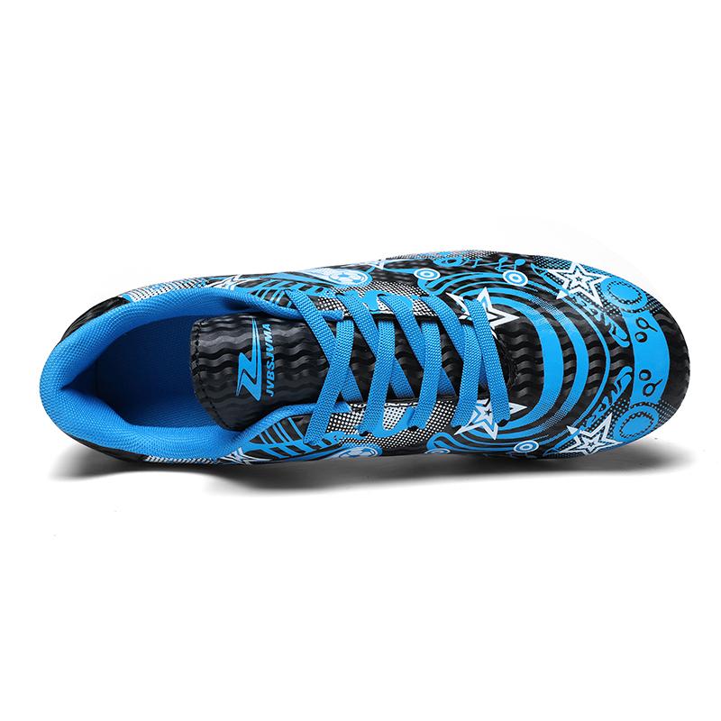 31-44 Boys Leather  Football Boots Men's Professional Artificial Turf Training Football Boots for Girls