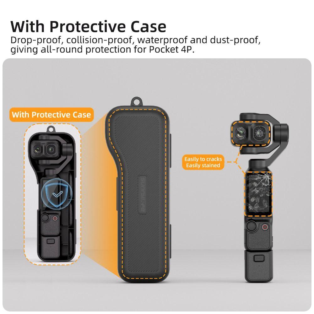 Dustproof Storage Box Shockproof Organizer Case for DJI Osmo Pocket 4P Gimbal Camera Accessories
