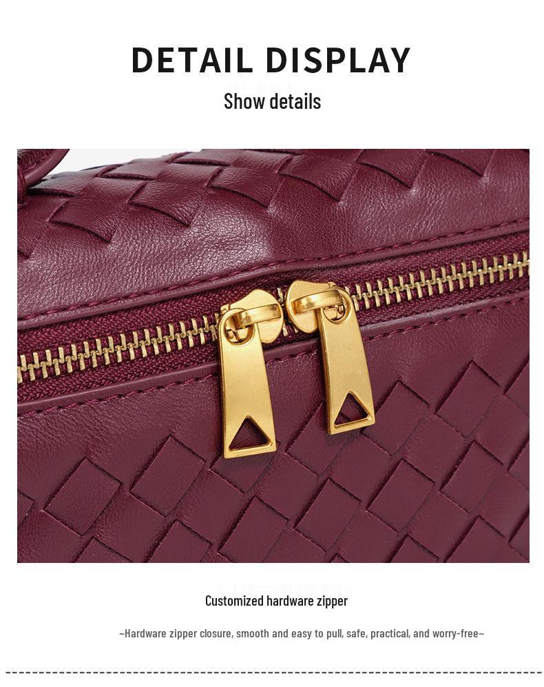 Retro Hand-Woven Crossbody Bag - Spring/Summer Fashion Handbag and Lunch Box Bag