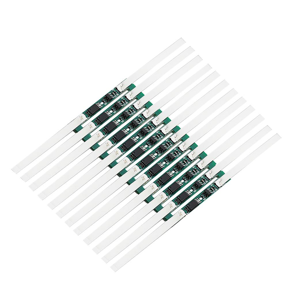 10pcs 3.7V Li Ion Battery Protection Board Accessory 2‑3A Current Nickel 18650 Over Discharge Li