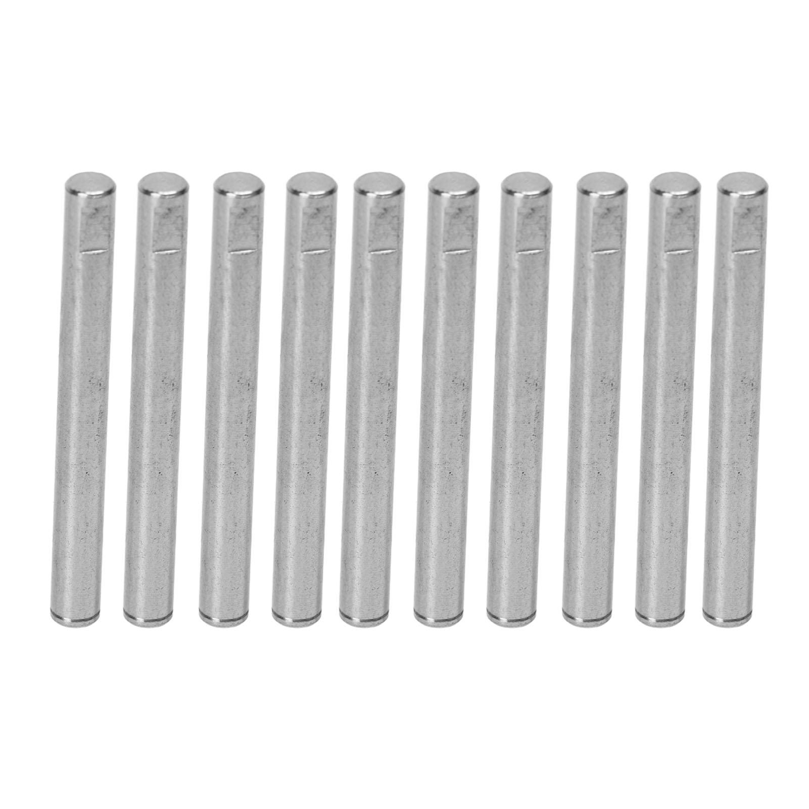 

10pcs RC Motor Rod Shaft Silver 4mm Diameter 39mm Length Model Aircraft Car Boat Round Shaft Rod