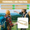 Brass Key Ring Gold Key Chain Organizer Holder Men Women Keychain with Secure Screw Locking for Key Handbag Mountaineering Bags