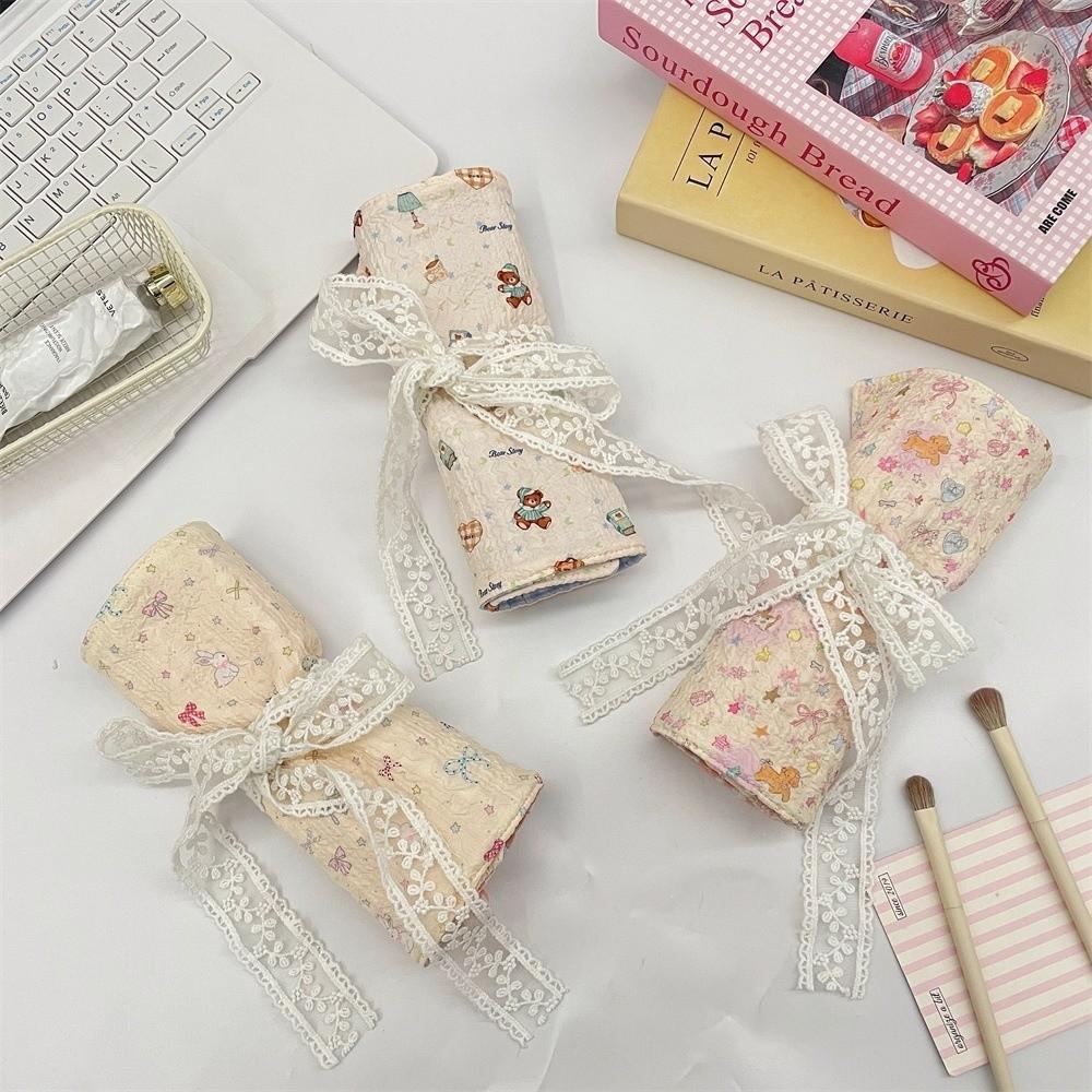 Roll Design Makeup Brush Storage Bag Portable Make Up Organizer Cosmetic Brush Bag Brush Storage