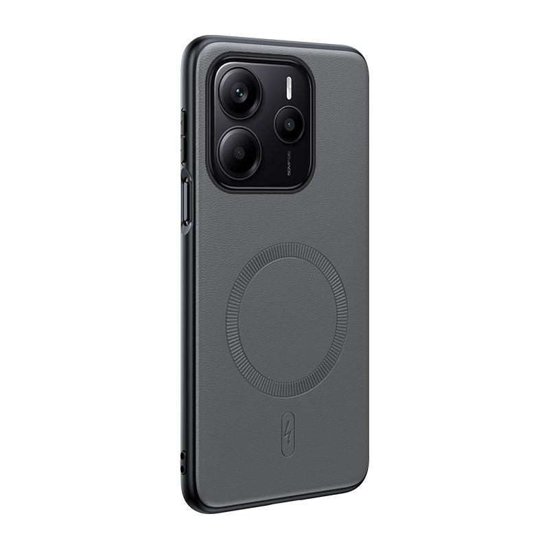 Business Hard Magnetic Case for Redmi K80 K70 Pro Turbo4 Pro Rugged Armor Shockproof for Magsafe Wireless Charging Back Cover