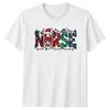 Nurse Christmas Professions Unisex Graphic Tee Holiday Unisexs Unisexs TShirt