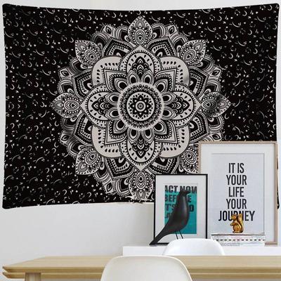 Mandala Indian Tapestry Wall Hanging Bohemian Beach Mat Polyester Thin Blanket Yoga Shawl Mat 75*90cm Blanket