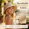 Bowknot Wide Brim Sun Protective Hat, Foldable, 360° Protection Uv Protection Breathable Summer Travel Beach Hat