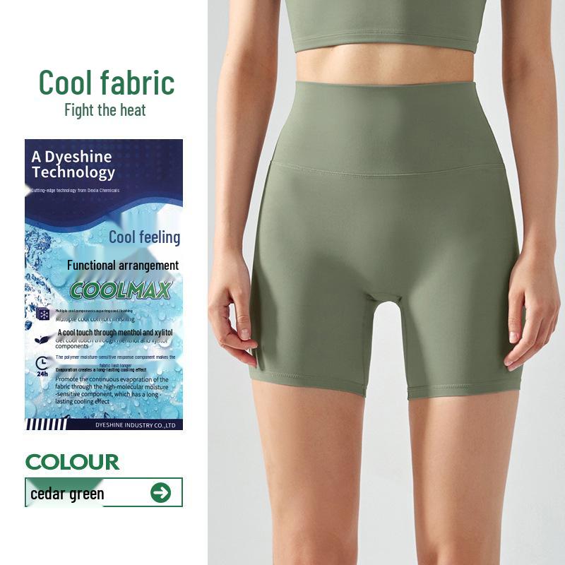 

Seamless, high-waisted yoga and sports shorts - skin-friendly, bare-feel, one-size, perfect for fitness, training, or outdoor activities. One Size (Fits 80-140 Jin)