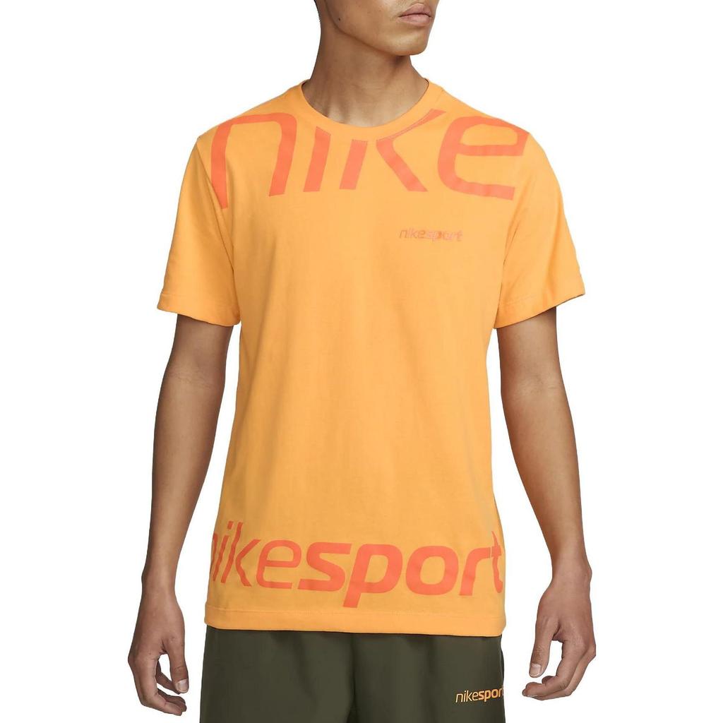 New Nike T Shirts Men's Saffron FJ5271-717