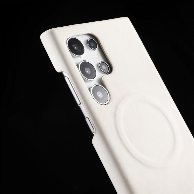 New Samsung S11Ultra mobile phone case skin feeling sheepskin magnetic suction Apple 11promax senior business man