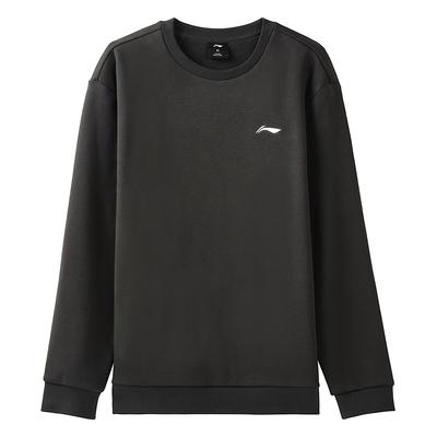 Li-Ning Lässiges Vielseitiges Einfaches Rundhals-Sweatshirt mit Buchstabenprint Locker Bequem Unisex-Sweatshirt AWDVG81-5