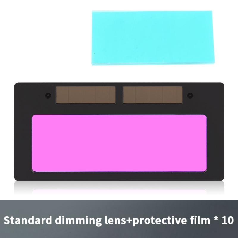 Solar Auto-Abdunkelnde Schweißlinse Schweißbrille Solarbetriebene Schweißhelm-Schutzbrille Schweißhelm Maske Zubehör