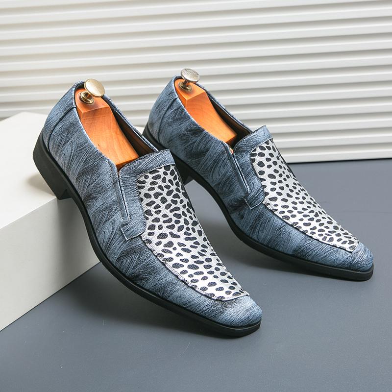 Herren Leder Spitzschuhe Lässige Schuhe Luxus Mode Street Herren Slipper Schuhe Slip-on Senior Lässig Leichte Hochwertige Schuhe