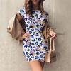 Vestito da Donna Casual Disney Cartone Animato Stampa Moda Mickey 5XL Vestiti Eleganti da Donna 2024 Top Sexy Slim Fit Minnie
