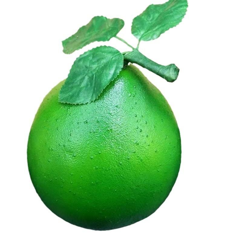 

Realistic Foams Fruit Simulation Grapefruit Fruit Photography Props for Basket Display Decorations зелёный