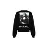 Off-White Mona Lisa Print Crew Neck Sweatshirt Men Tops Black OMBA035S190030051020