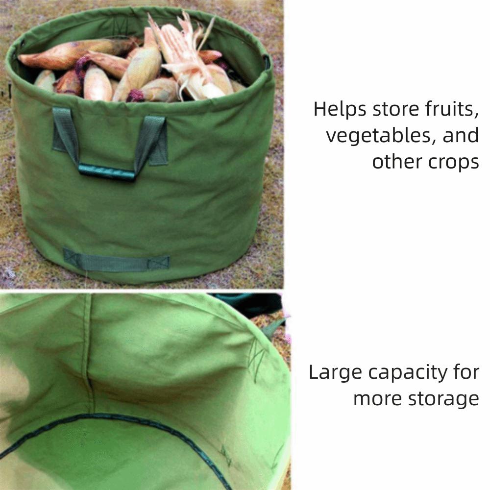 Flatable Garden Leaf Storage Bag Heavy-duty Foldable Outdoor Garbage Bag Garden Clean-up