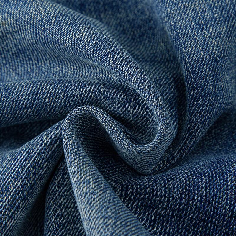 RAIN.CUN Women's High-Waisted Fleece-Lined Straight-Leg Jeans