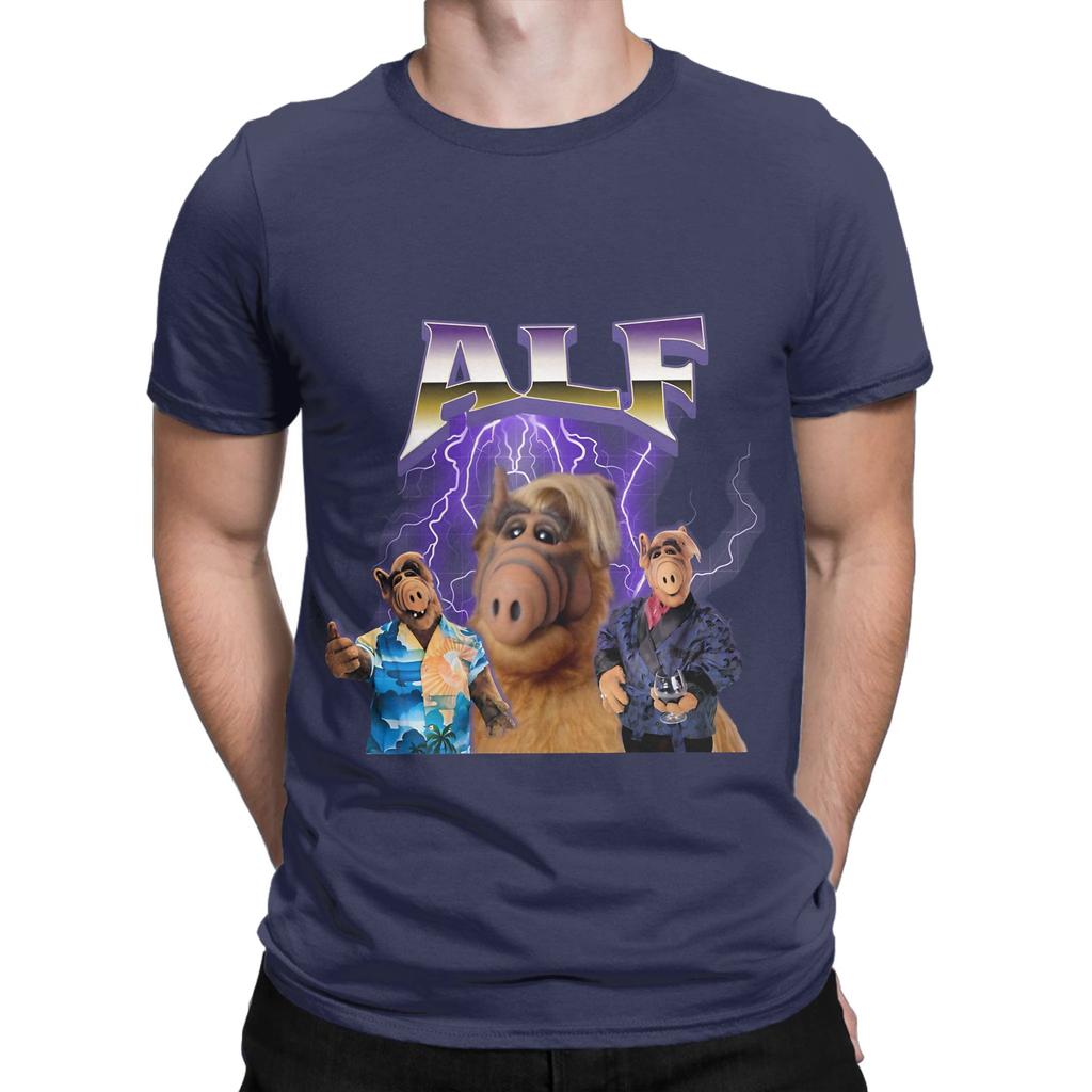 Alf The Animated Series Painting Funny 100 Cotton Tshirt Alf The Animated Series Tees Tops For Unisex