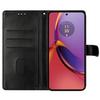 Für Motorola Moto G84 5G Ständerhülle Schmetterling Floral Prägung Leder Handyhülle mit Brieftasche
