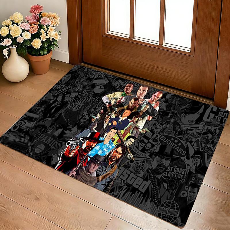 Street Art Living Room Nonslip Area Rug Soft Carpet For Bedroom Game Playroom Sofa Office Home Decor Doormat Christmas Gift C929836