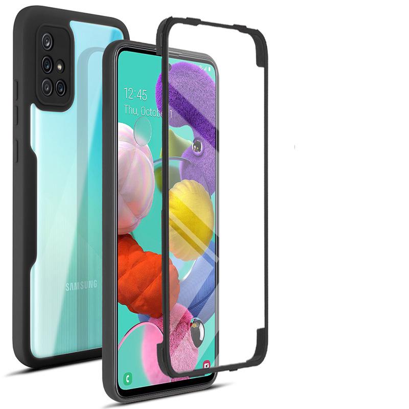 360° Plná ochrana Pouzdro na telefon Pro Samsung Galaxy A51 A52 A52S A53 A54 A55 A56 Oboustranný Průhledný Nárazník Nárazuvzdorný Kryt