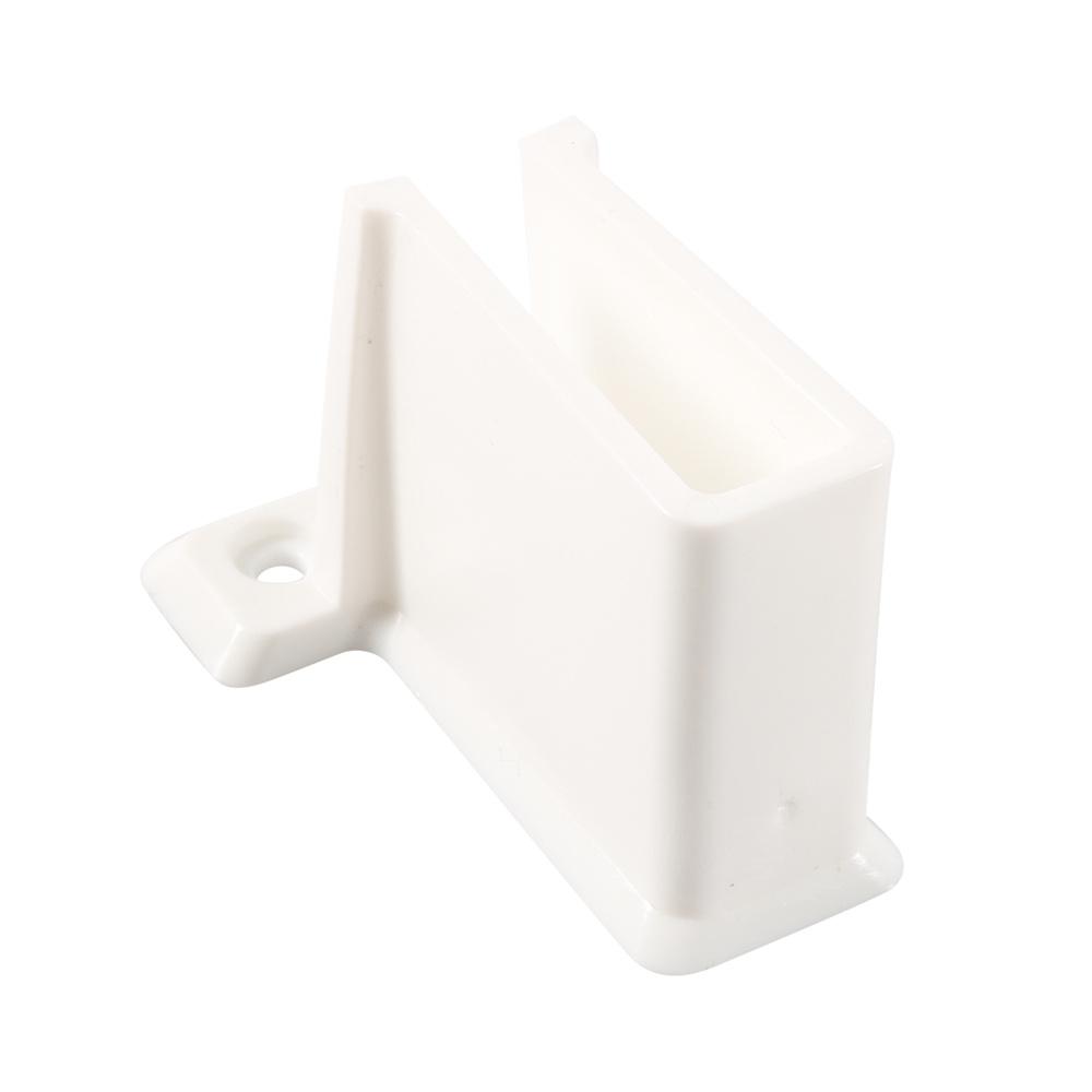12pcs Wire Shelf End Bracket White Plastic Closet Shelves Brackets with Screws