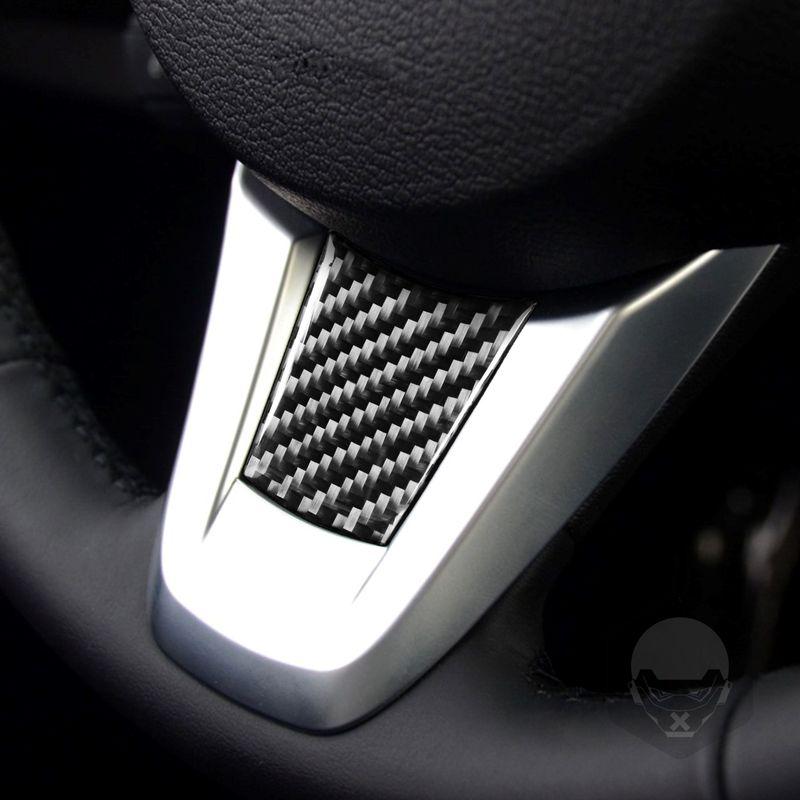 Real Carbon Fiber Car Accessories Driver Wheel Chin Cover Soft Sticker For BMW Z4 E89 2009 2010 2011 2012 2013 2014 2015 2016