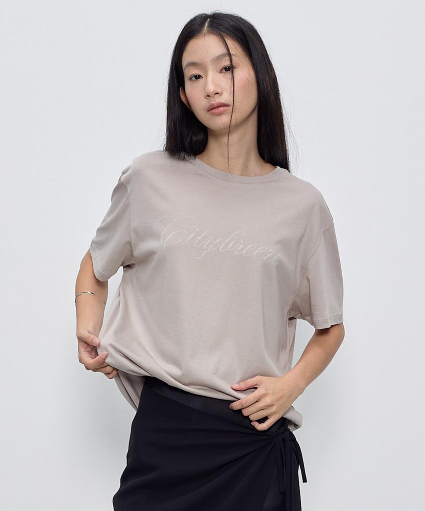 CITYBREEZE Vintage Logo Graphic Loose Fit Short Sleeve T-Shirt_5 Colors