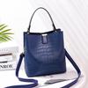 Retro Casual Alligator Handbags Women Crocodile Pattern Messenger Bag Lady Shoulder Crossbody Bag Female Purse Bucket Bags KTY