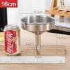 Stainless Steel Kitchen Funnel Set with Strainer