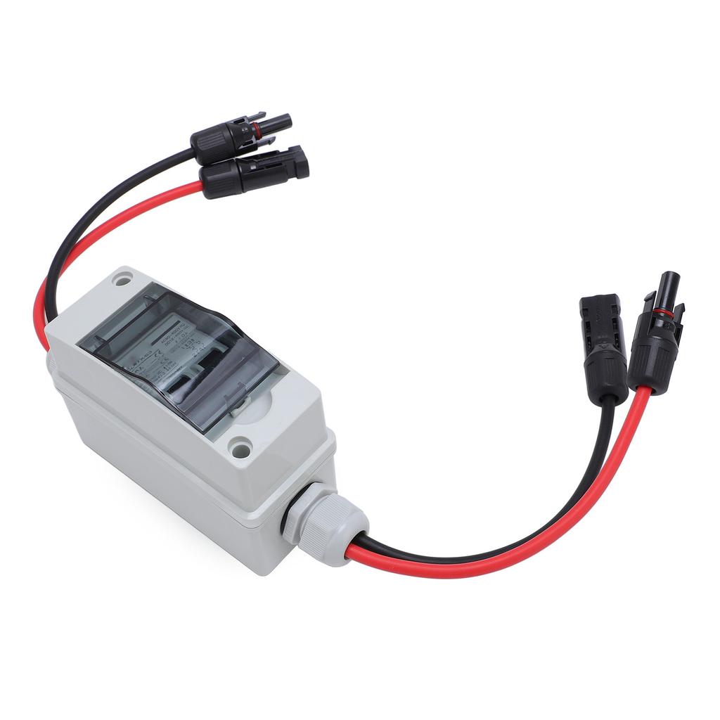 Solar Panel Disconnect Switch 50A 2P IP65 Water Proof Solar PV Circuit Breaker for PV Homes