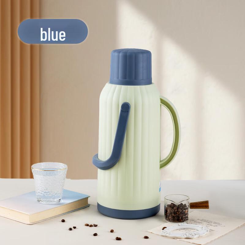 Wuzuo 3,2L Retro Glasemaillierte Thermoskanne