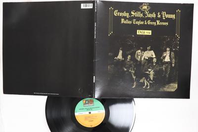 LP Record CROSBY STILLS NASH  YOUNG  Deja Vu K50001 ATLANTIC Europe Rock Used