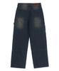 RAYFIKERS Double Knee Carpenter Denim Pants Mq5Du528_Dark Indigo