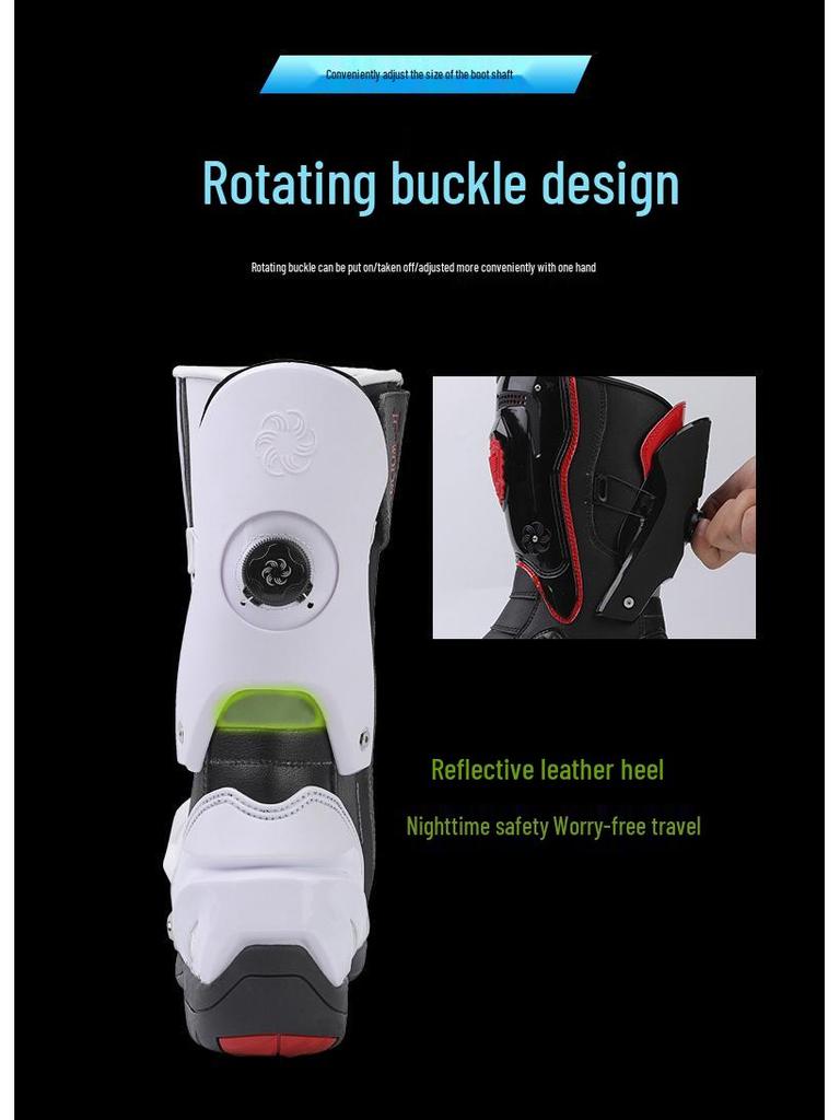 Unisexové motocyklové jezdecké a závodní boty - Off-road, krátký styl, vhodné pro čtyři roční období.