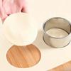 3Pcs Stainless Steel Dough Cutter Dumplings Molds Round Cookie Biscuit Cutters Circle Pastry Cutters Baking Circle Ring Molds