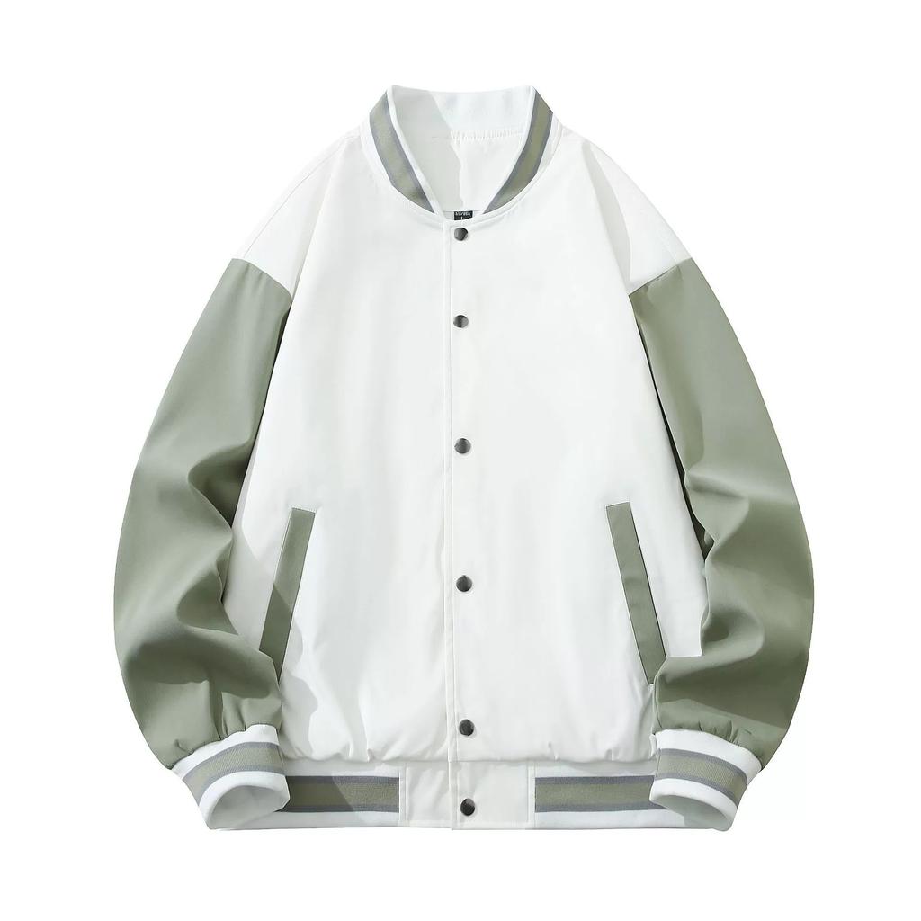 Men Varsity Jackets Baseball Coat Stand Collar Long Sleeve Jackets Man Casual Outerwear Plus Size 8Xl 9Xl 10Xl