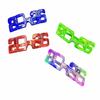 LED Glow 2026New Year Glow Glasses Square Shape New Year Party Glasses  New Year Gift