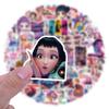 55-110 Piezas Kpop Cazadores de Demonios Pegatinas Dibujos Animados Anime Sticker Huntrix Pegatinas Decorativas Para Scrapbook Cuaderno Pegatina Estética