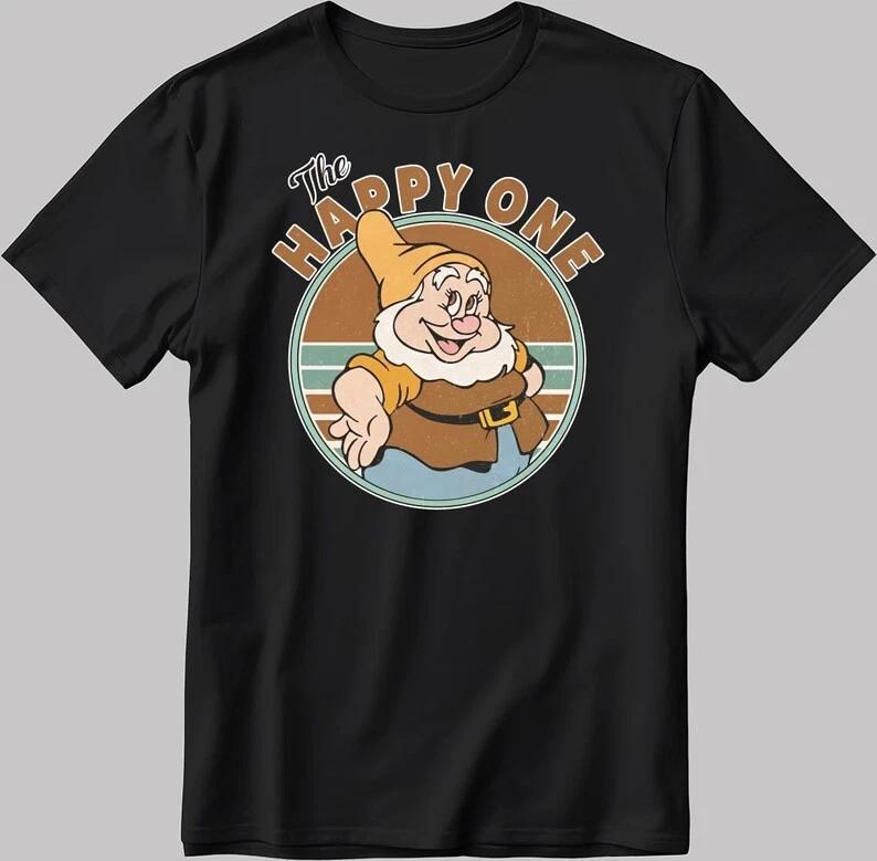 Snow White And The Seven Dwarfs Black TShirt S