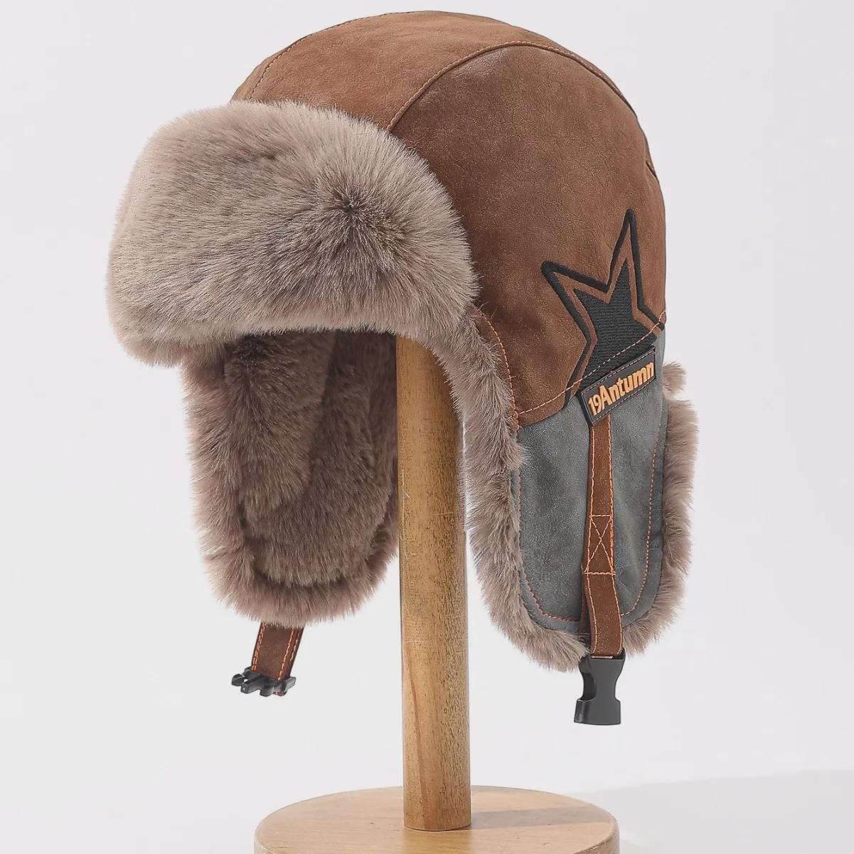 

«Зимняя горнолыжная шапка Maillard Lei Feng с плюшевыми наушниками — ветрозащитная, теплая, подходит для мужчин и женщин» One Size