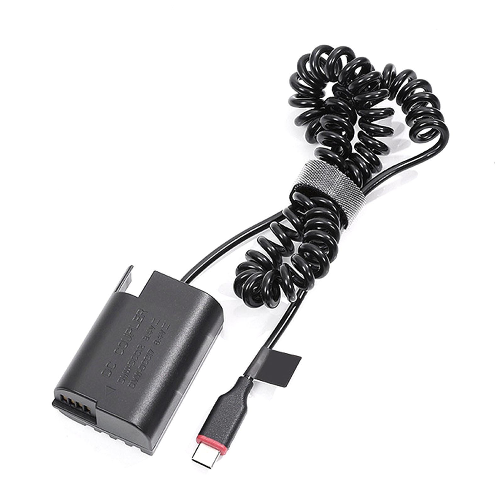 

USB C DMW-BLK22 фиктивный аккумулятор DMW-DCC17 DC переходник кабель адаптера питания шнур для S5 S5K GH6 DSLR камер