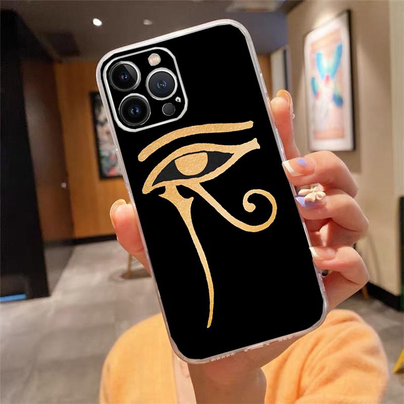 Phone Case For iphone 17 Pro Max Air 16 15 14 13 Pro Max 15 16 Pro 15Plus Egypt Nefertiti Anubis Pharaoh